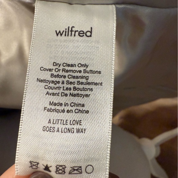 NWOT WILFRED
ARITZIA)The Cocoon Coat - Virgin Wool Cashmere Heather XL - Picture 13 of 16